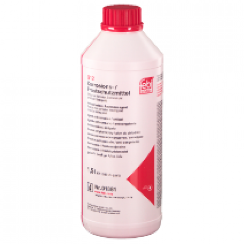 Refrigerante agente anticorrosivo / anticongelante G12 (Concentrado) Rojo Febi 1.5 Ltrs.