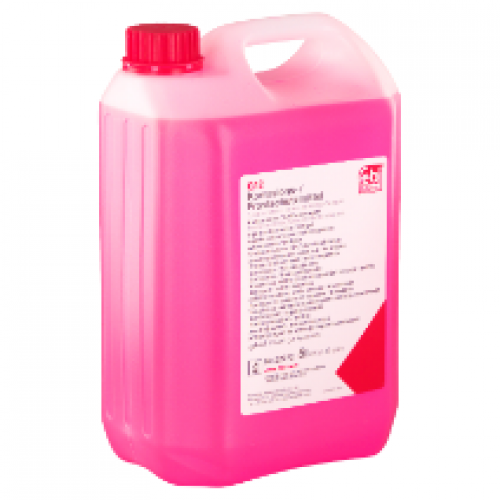 Refrigerante, Agente anticorrosivo / anticongelante G12 (Concentrado) Rojo Febi 5 Ltrs.