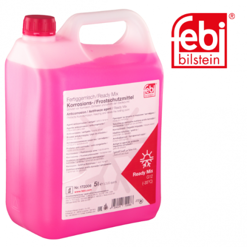 Refrigerante Ready Mix G12 Rojo Febi 5 Ltrs.