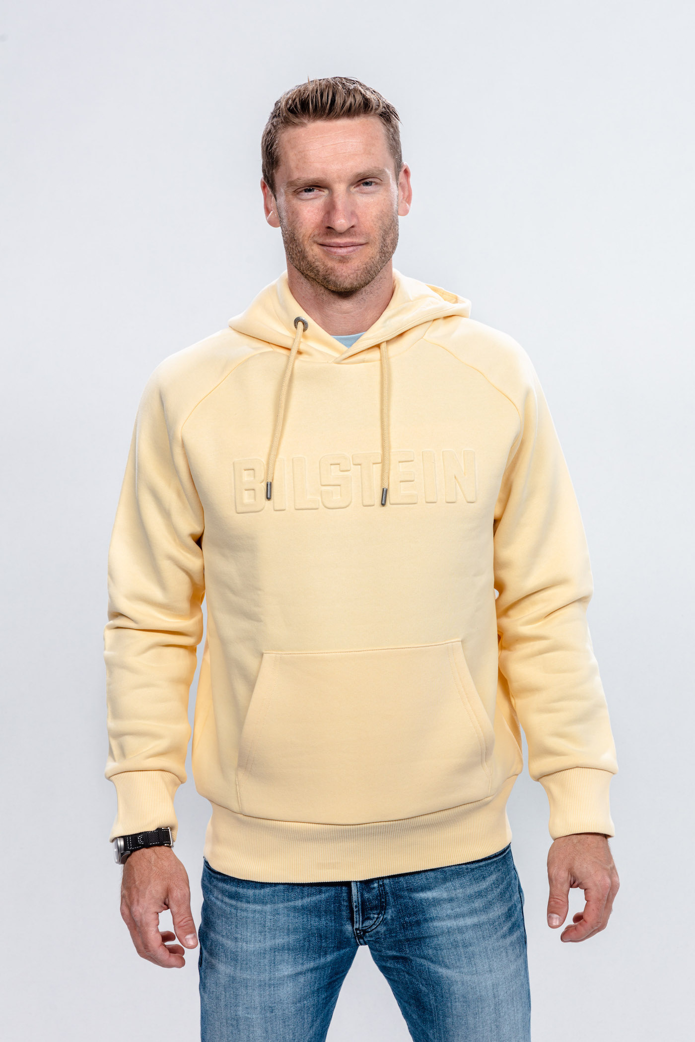Sweater Bilstein Urban, amarillo pastel, Talla S